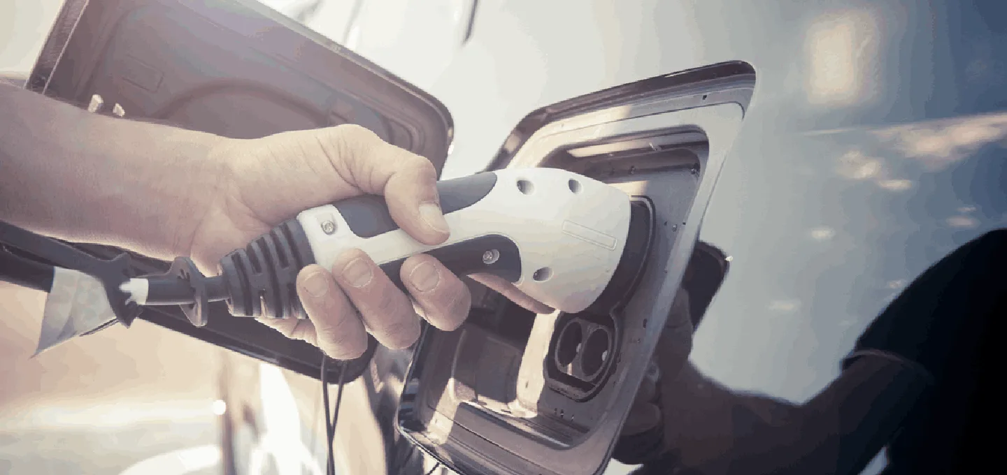 Charging electric car