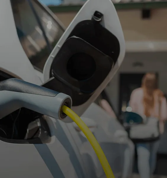 Charging electric car