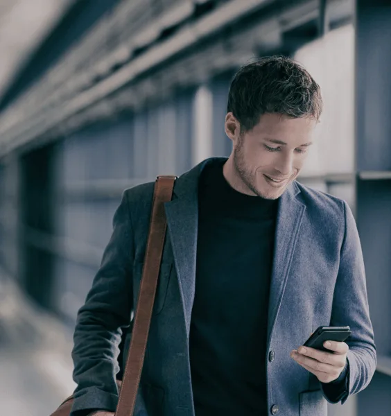 Man with a cell phone