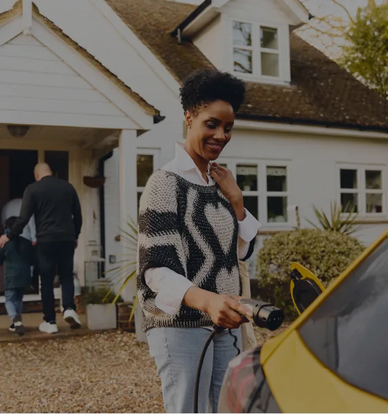 Charging electric vehicle