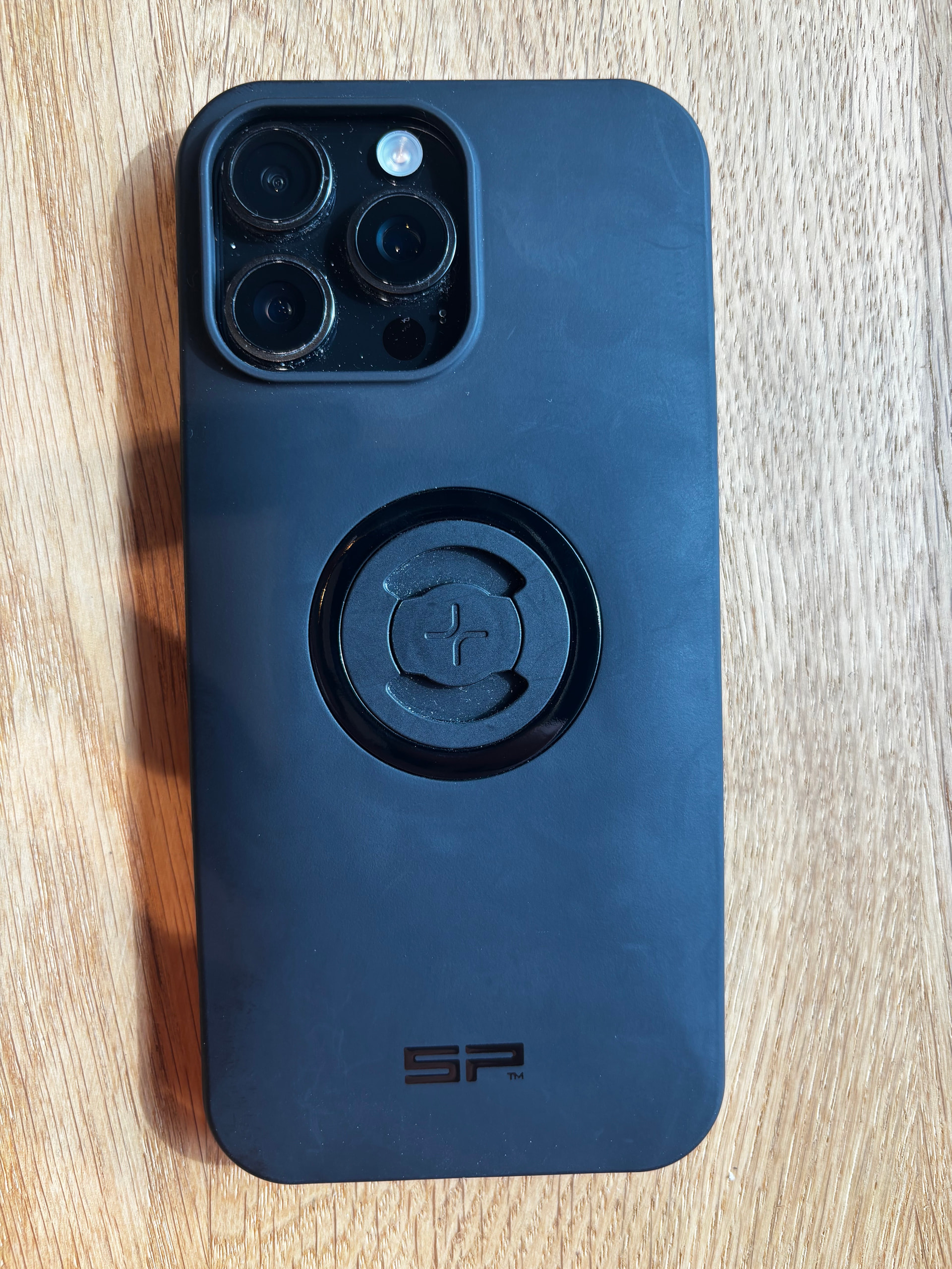 SP Connect iPhone mount close-up detail