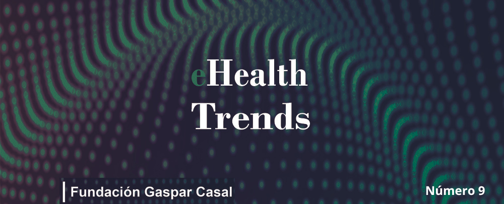 Logo de la revista eHealthTrends, de la Fundación Gaspar Casal. Número 9