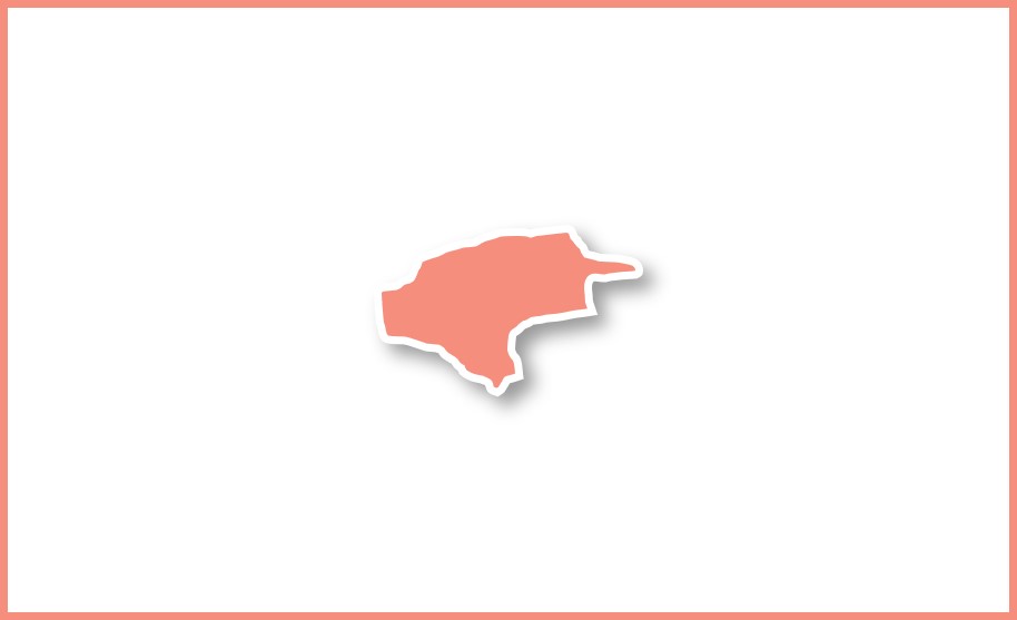 Mapa de la región de Cantabria