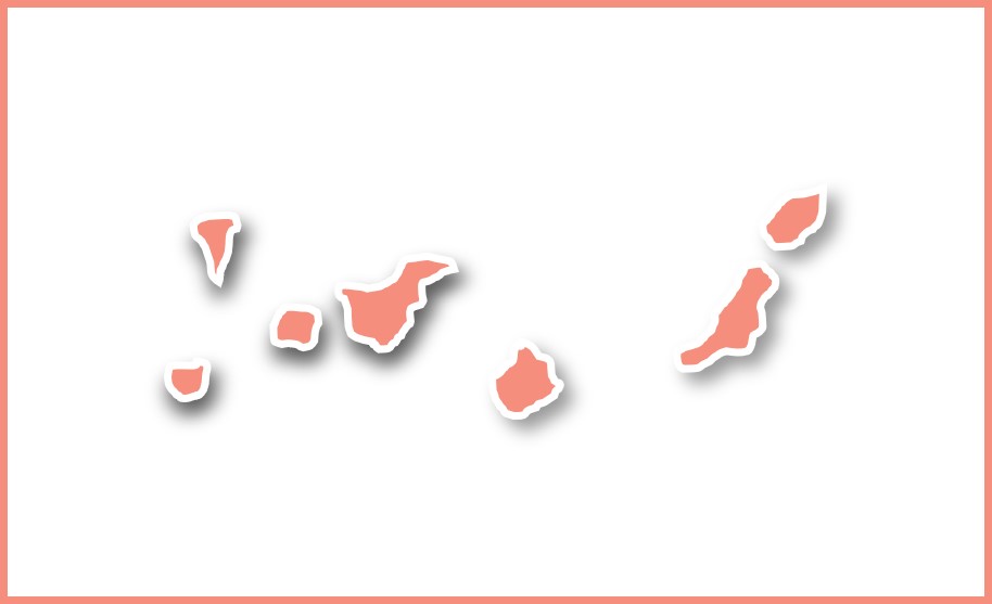 mapa de las Islas Canarias