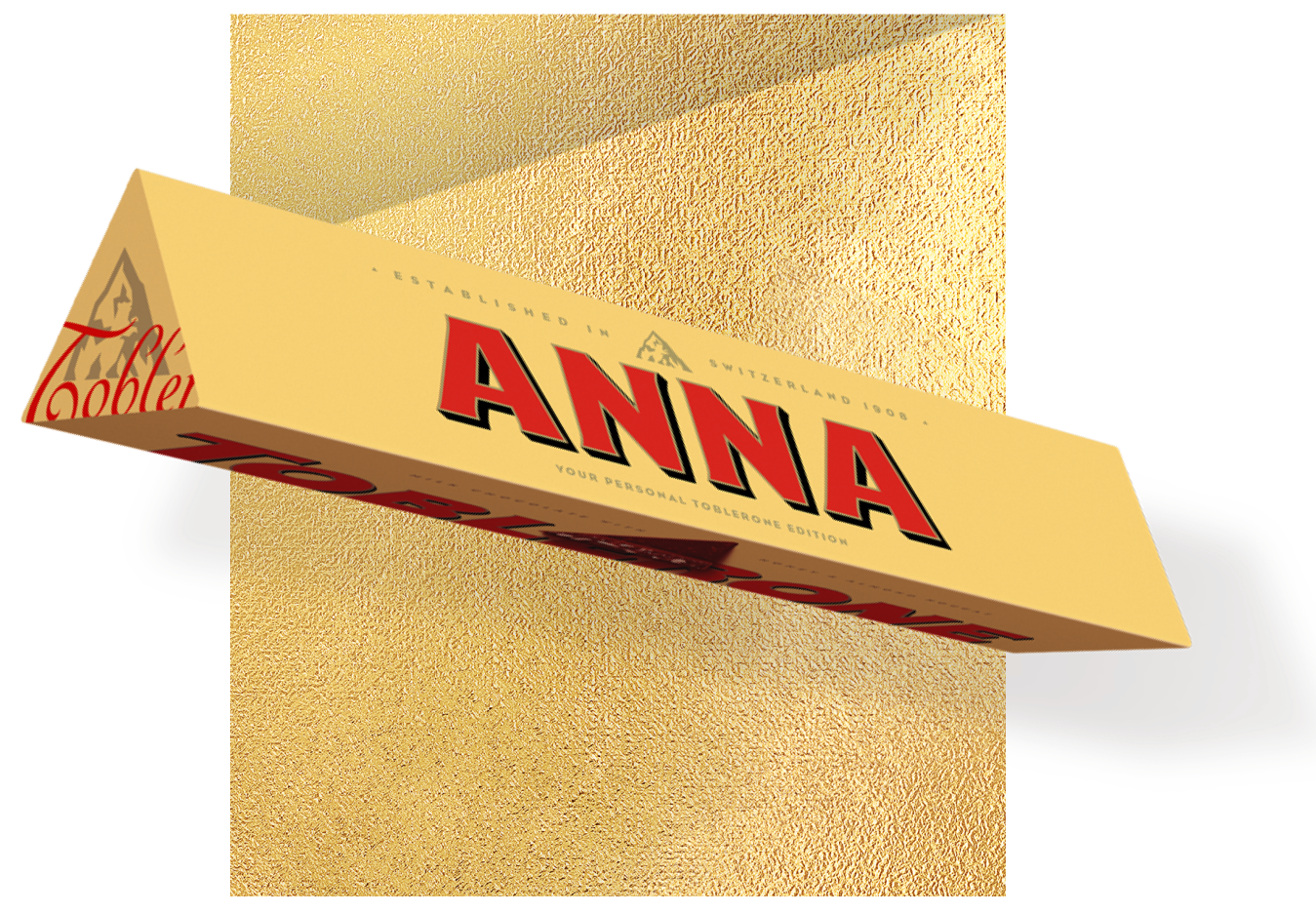 Deine Toblerone personalisieren "Anna"