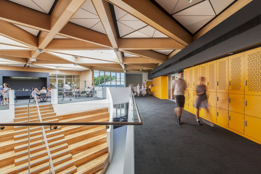 John Septimus Roe Anglican Community School Senior Learning Centre (JSRACS) interior.