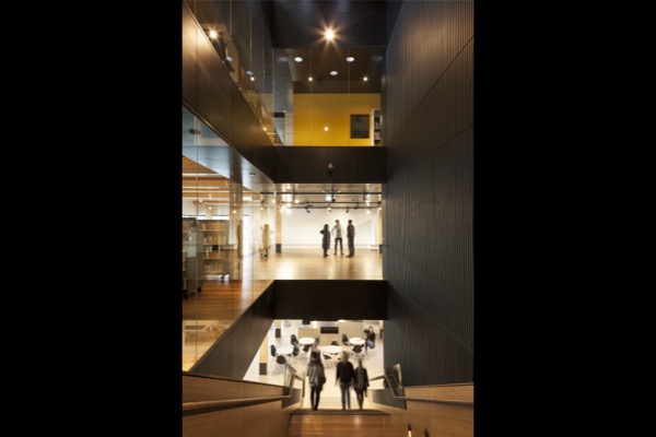 Library at the Dock, interior