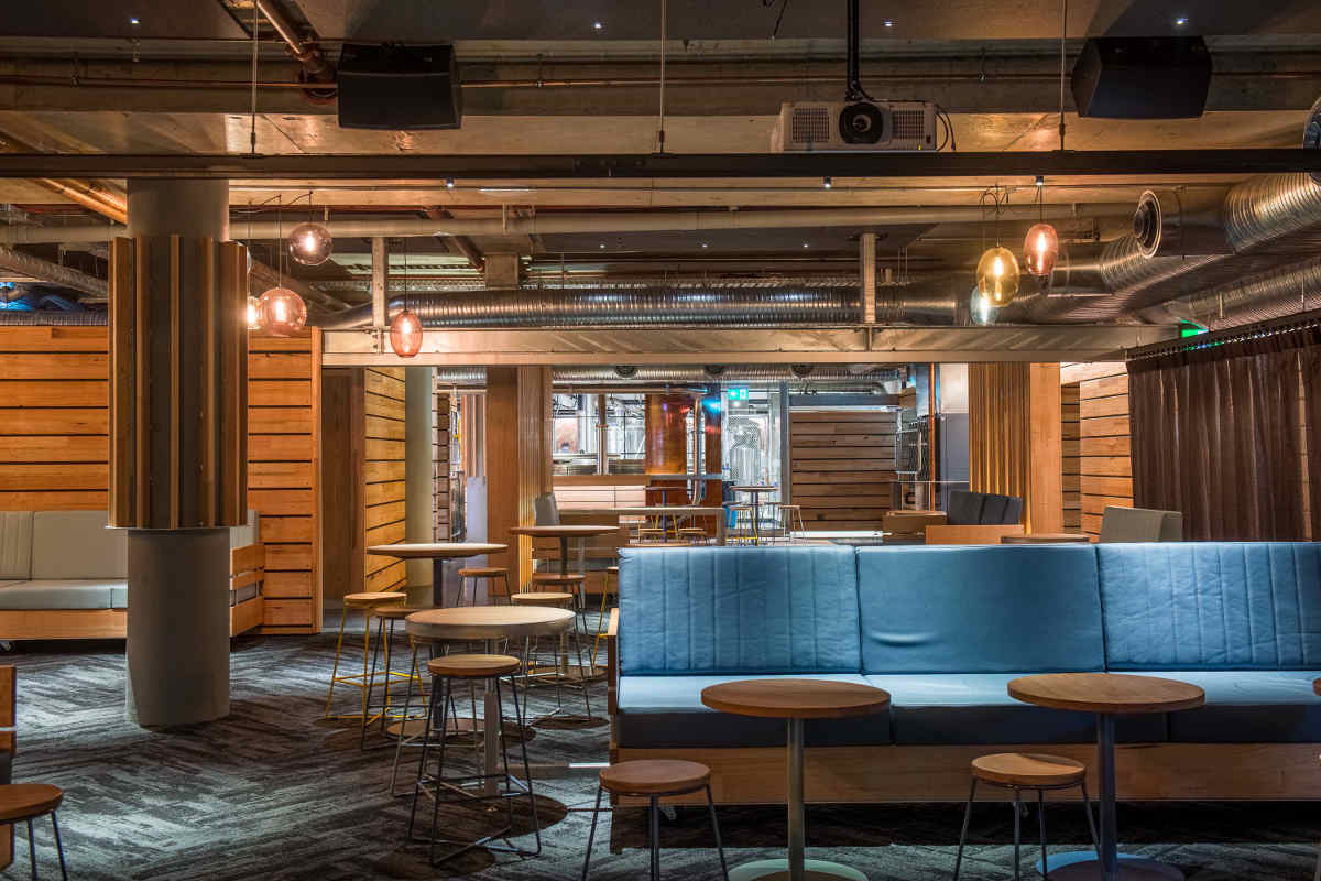 All Hands Brewery interior