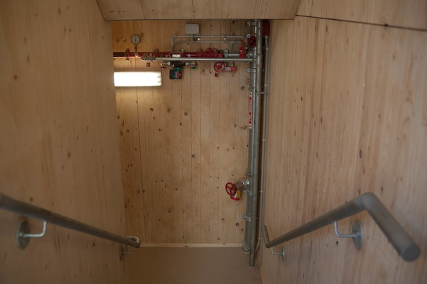 Forté, Docklands Wharf interior stairwell