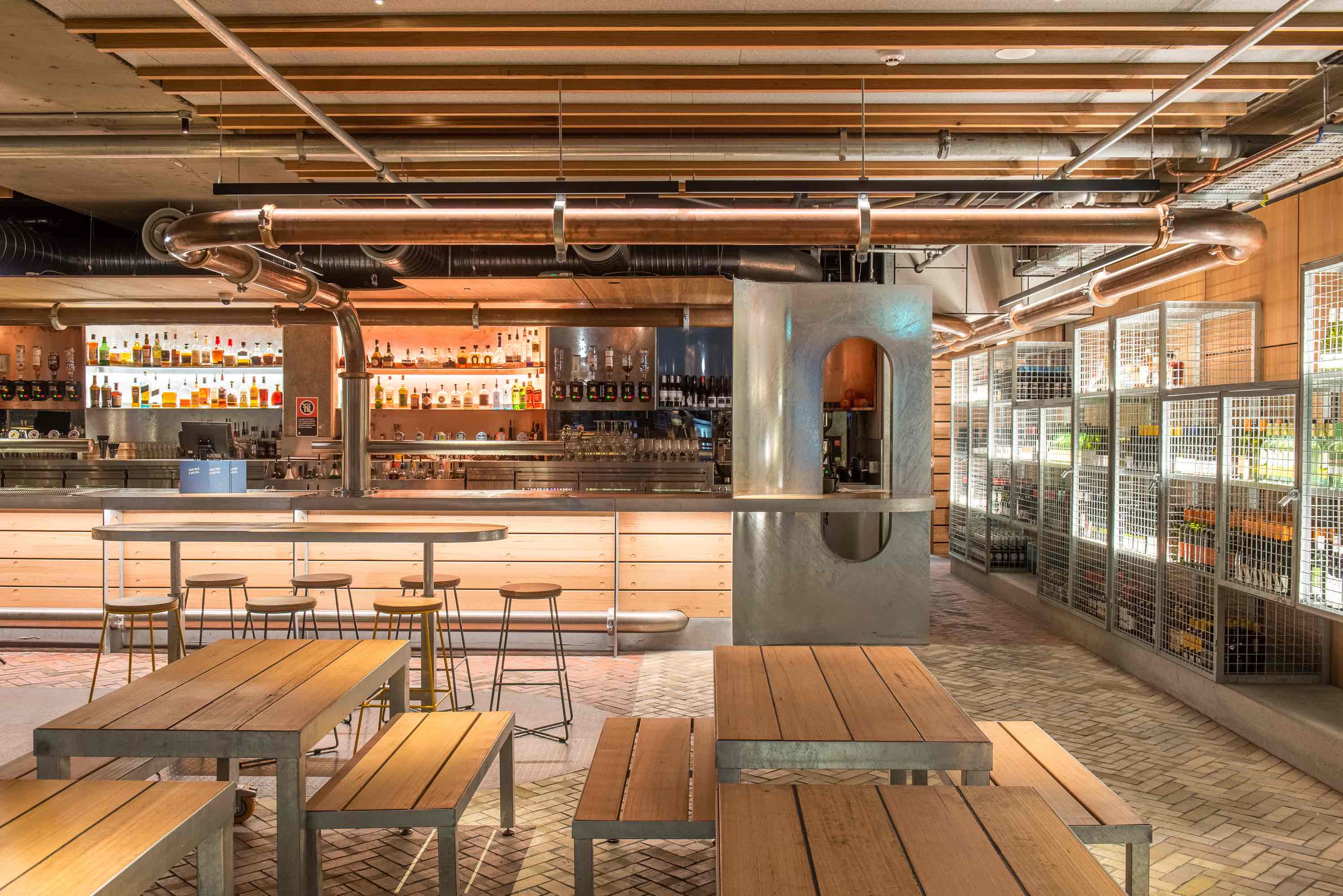 All Hands Brewery interior