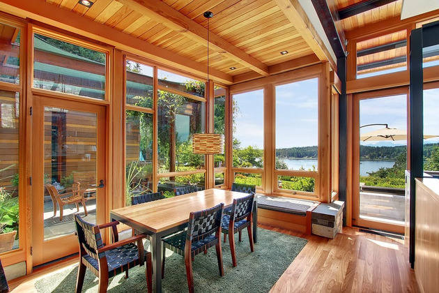 Bainbridge Island House interior dining room