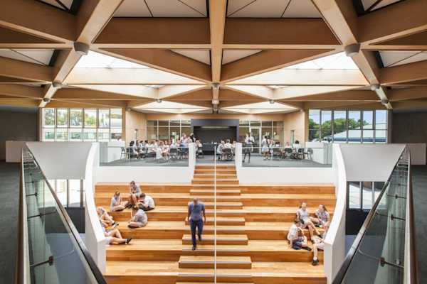 John Septimus Roe Anglican Community School Senior Learning Centre (JSRACS) interior.