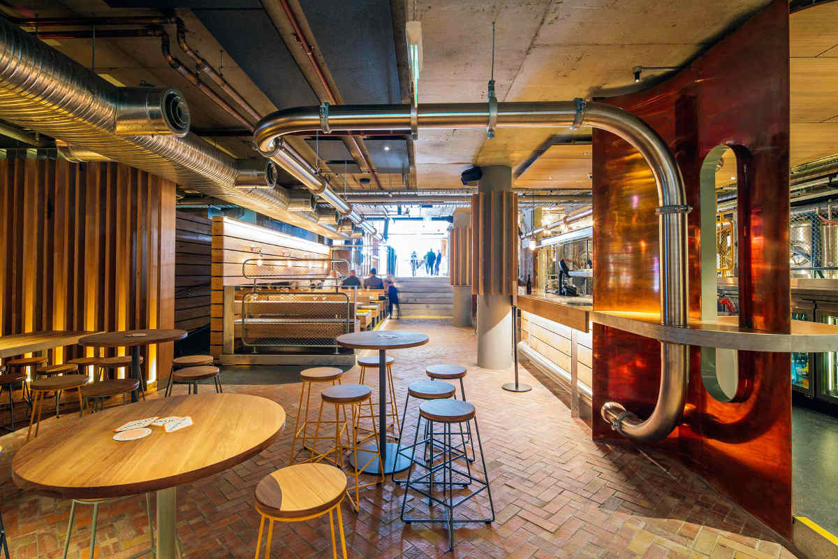 All Hands Brewery interior