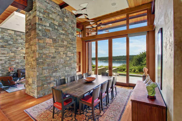 Bainbridge Island House interior dining