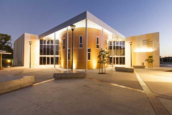 John Septimus Roe Anglican Community School Senior Learning Centre (JSRACS) exterior.