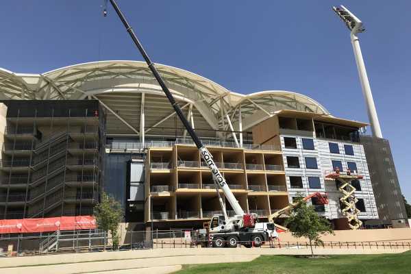 Adelaide Oval Hotel CLT structure