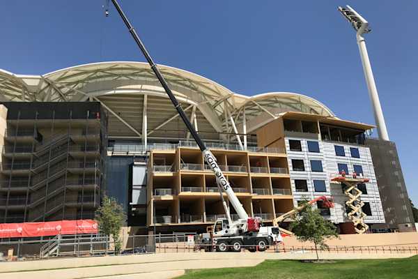 Adelaide Oval Hotel CLT structure