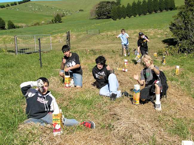 Kiama High Students at a National Tree Day planting event. Image: Paul Berry/Kiama High School