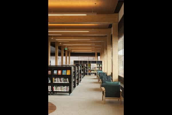 Library at the Dock, interior