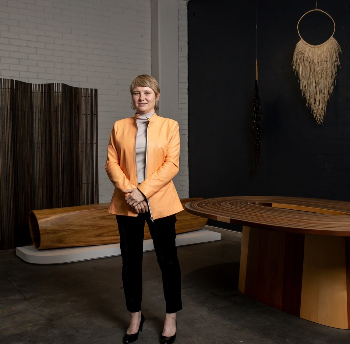 Curator, Michelle Boyde at Melbourne Design Week 2022, picture Sean Fennessy