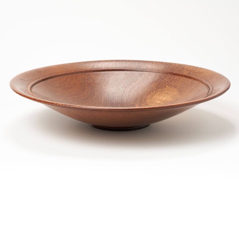 A blackwood bowl - wide bowl tapering down to a narrow base