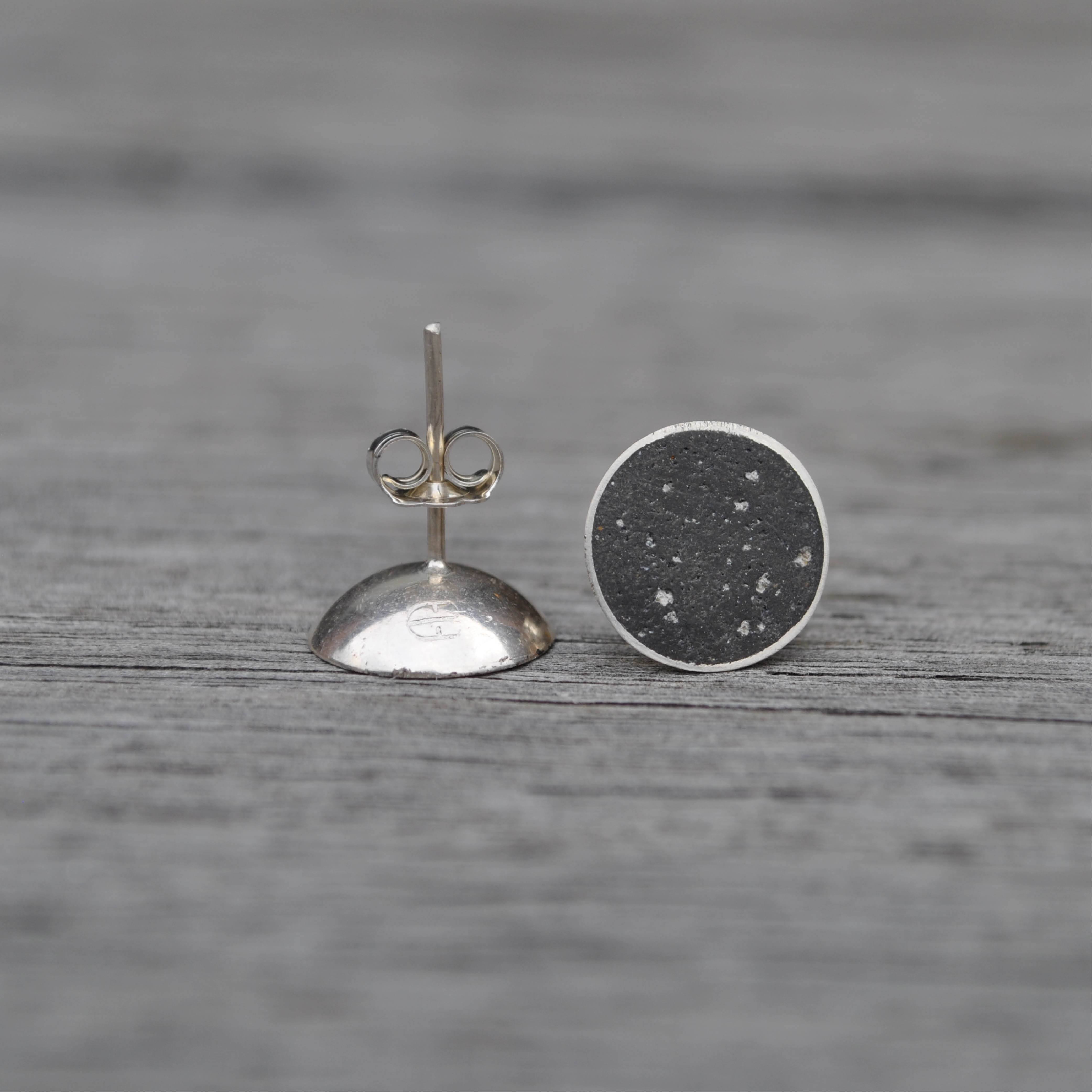 Emma Bugg, Dome Stud Earrings, photo courtesy of designer