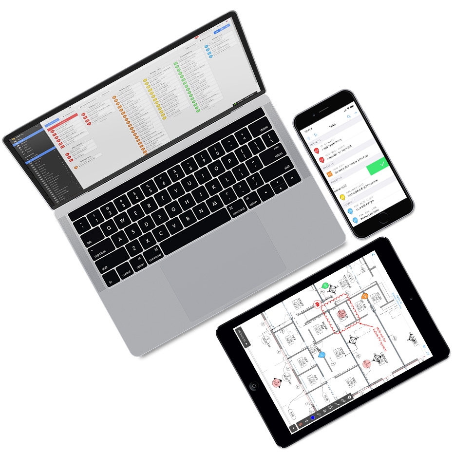 Use Fieldwire construction software on mobile, tablet and desktop
