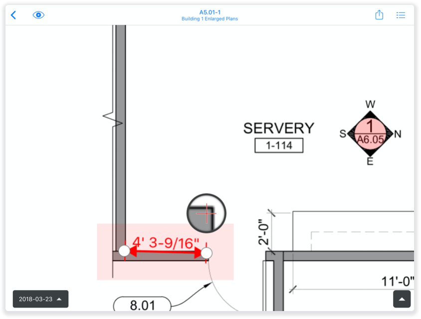 Magnifying glass markups