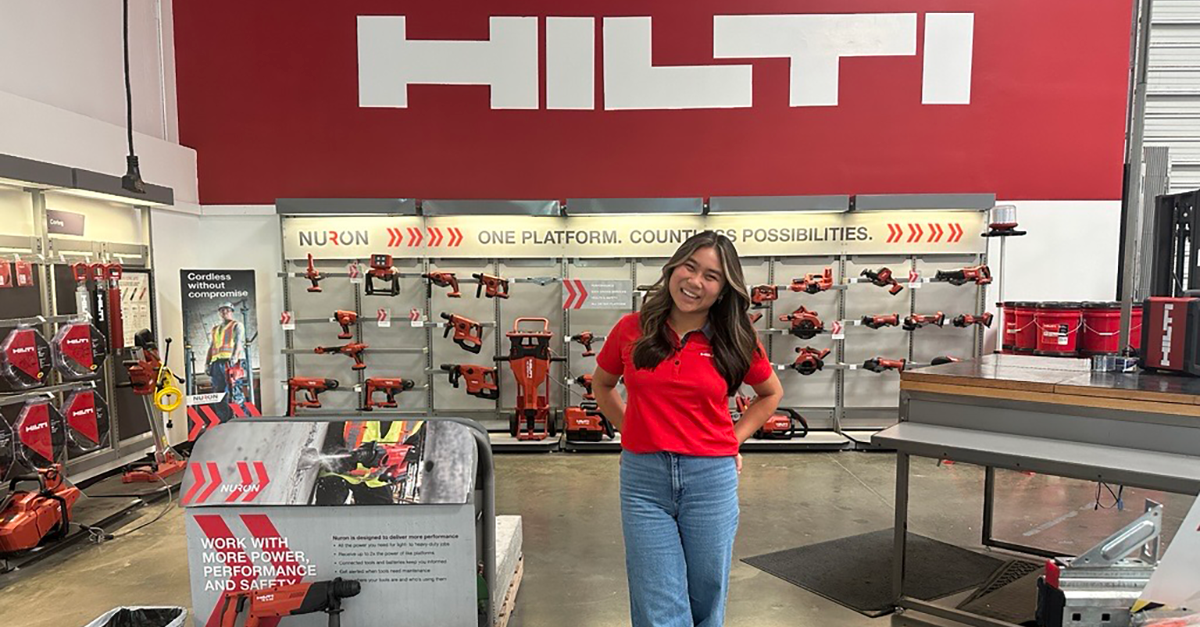 Juliet Sasaura started out as a Hilti intern before becoming a Fieldwire employee