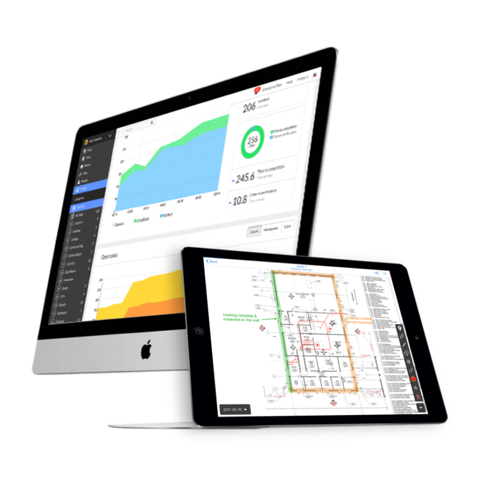 The Fieldwire construction document management software is available on all platforms