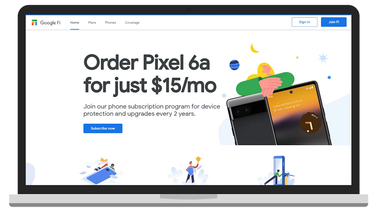 Google Fi Website