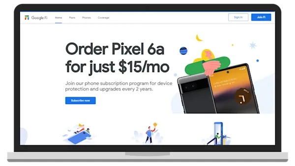 Google Fi Website