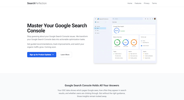 SearchPerfection Screenshot