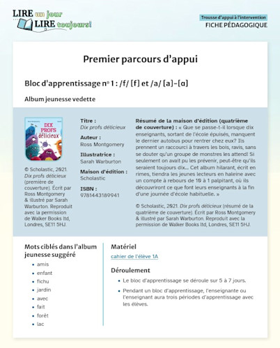 Premier parcours