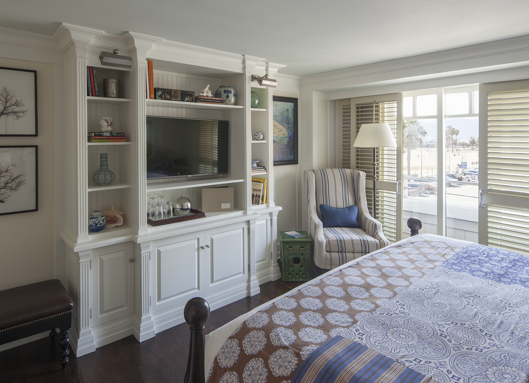 Hotel Lounge In Santa Monica Living Room Shutters On The Beach