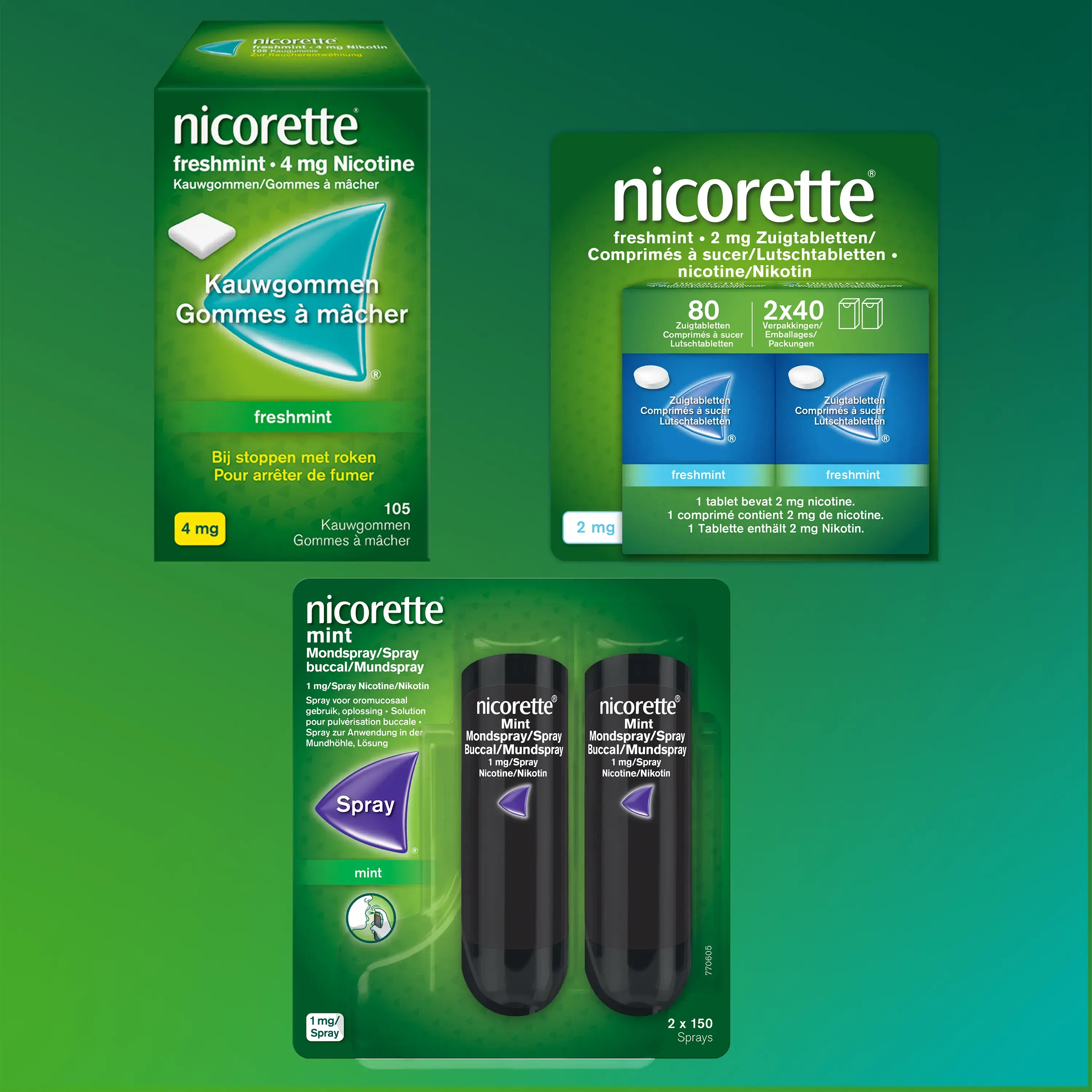 Quels sont les médicaments nicorette® pour les vacances?