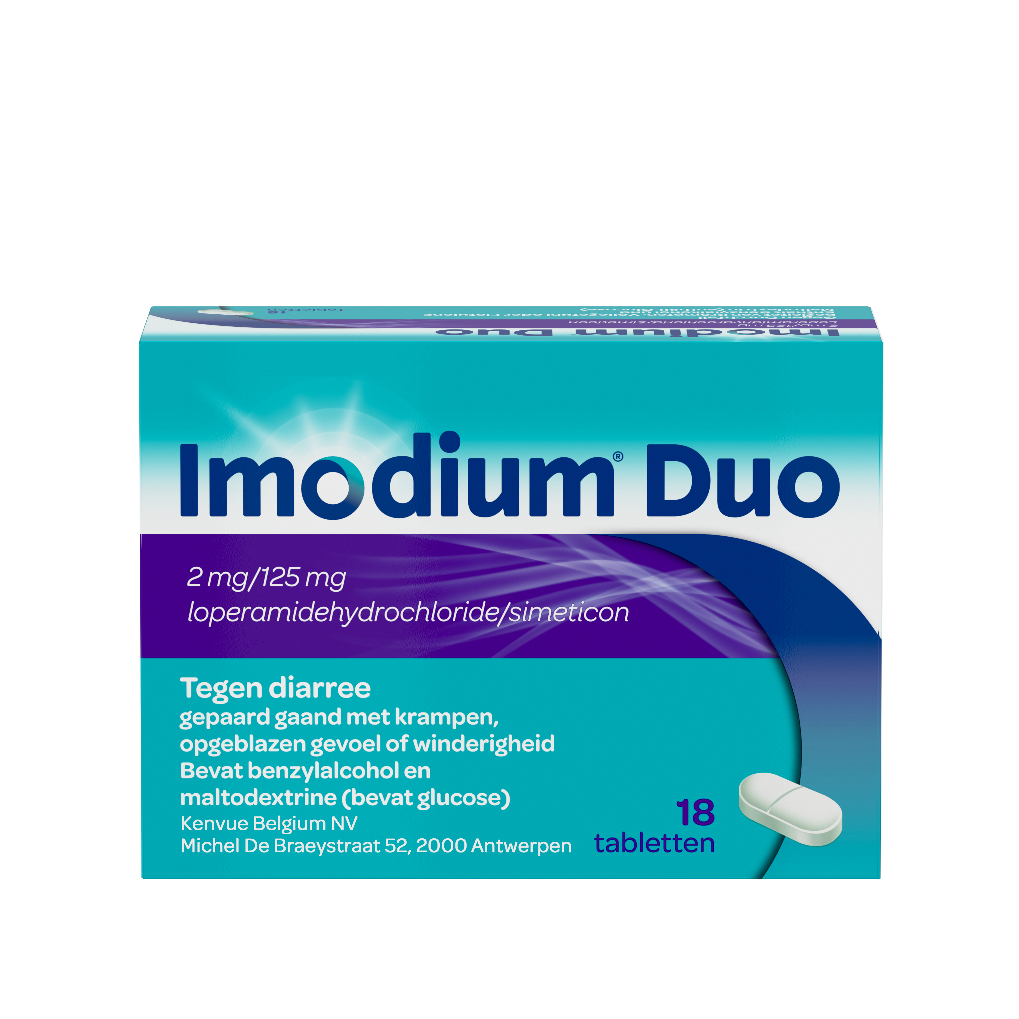 IMODIUM® Duo voor behandeling diarree mijn pijnlijke krampen