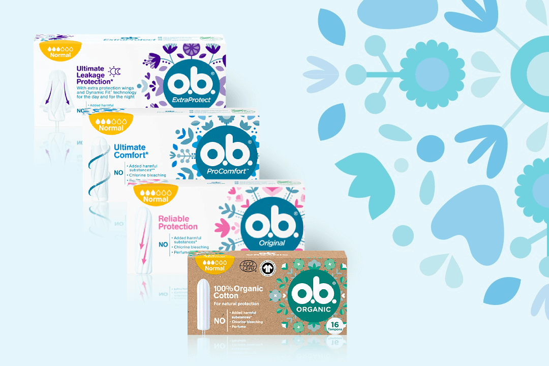 o.b.® Tampons Produktlinie