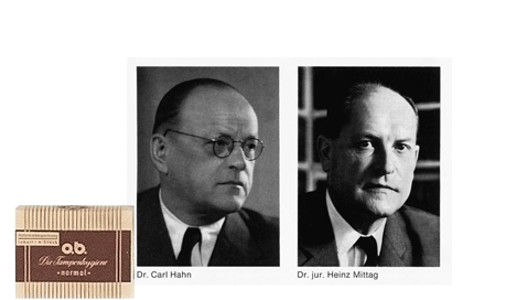 Photos du Dr. Carl Hahn et du Dr. Heinz Mittag