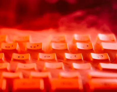 primer plano de las teclas de un teclado de ordenador