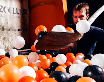 Piscina de bolas de colores