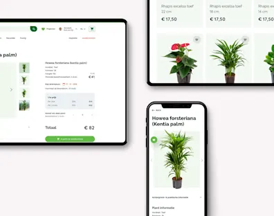 Impression of the Nieuwkoop Webshop