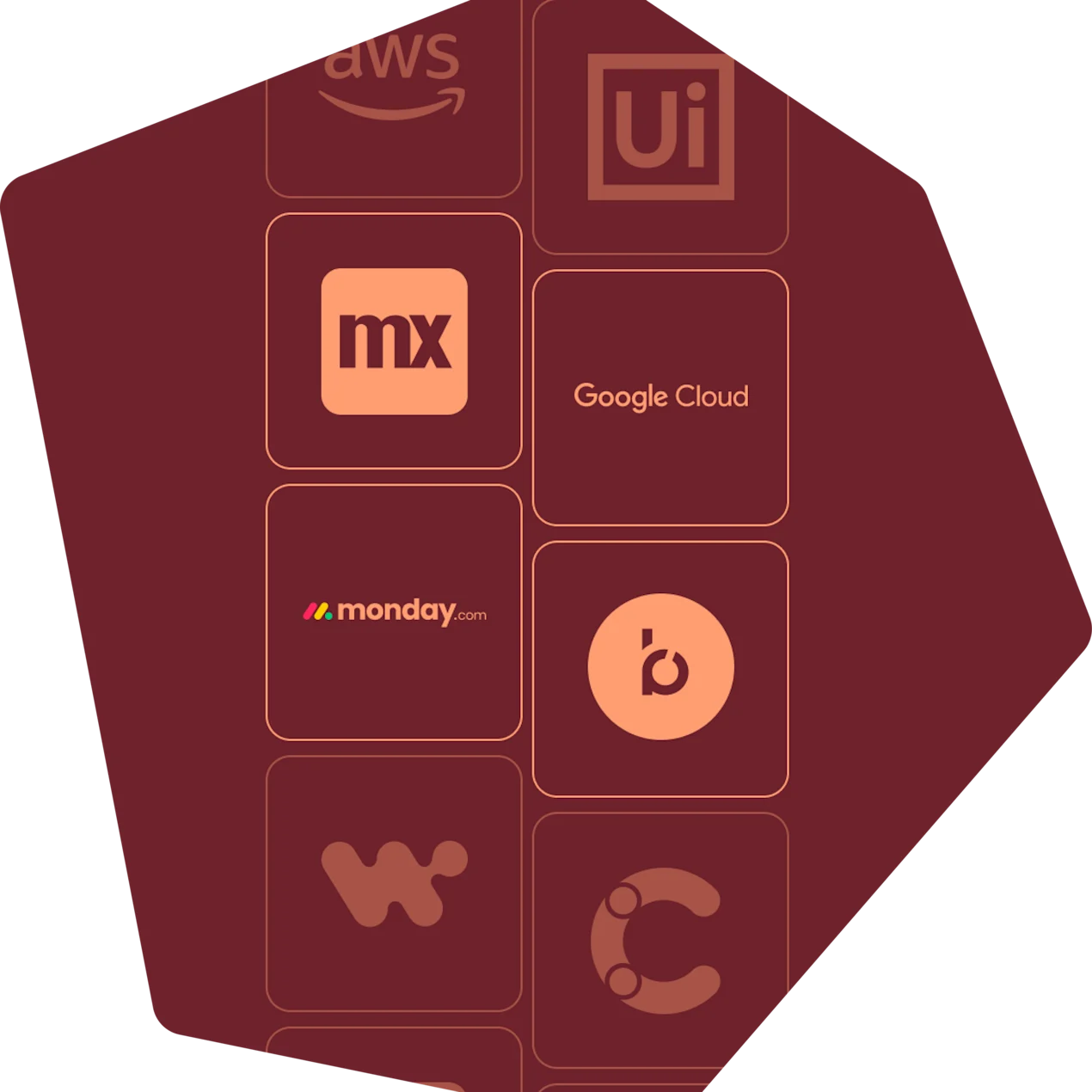Partner logo image shape