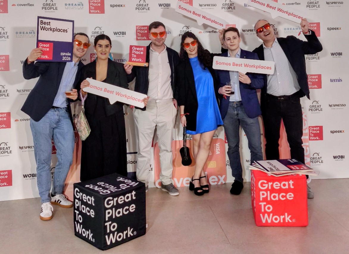 Best Work Places 2026 Spanish Team in the gala 