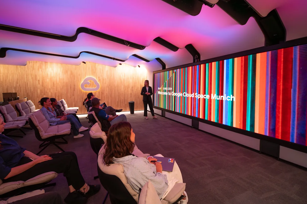 Transforming Google Cloud Space Munich into an interactive tech showcase