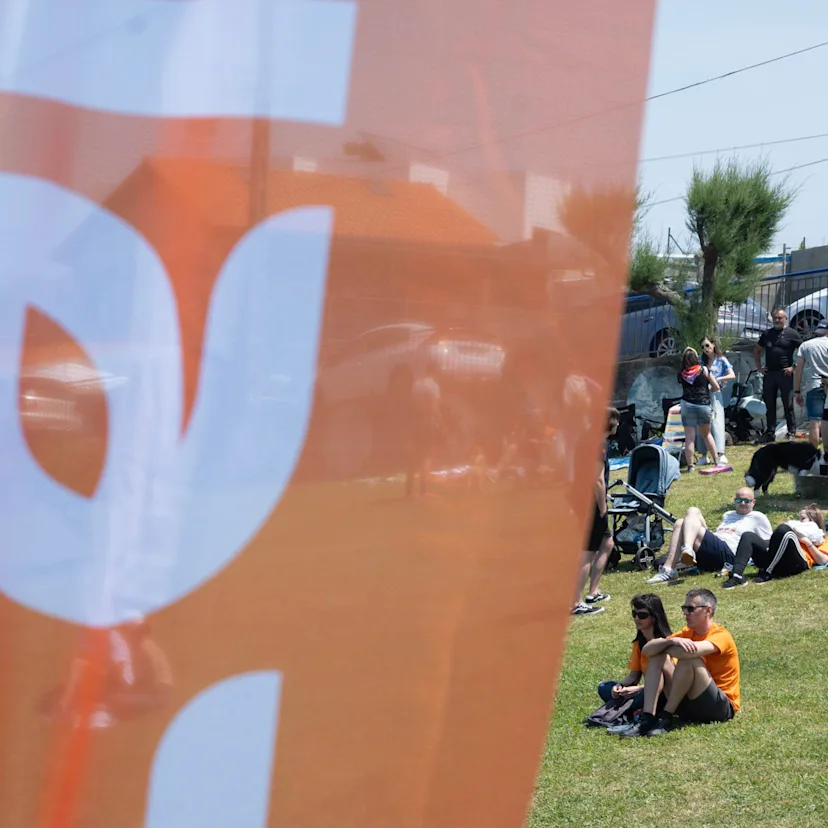 banderola de color naranja banderola de color naranja