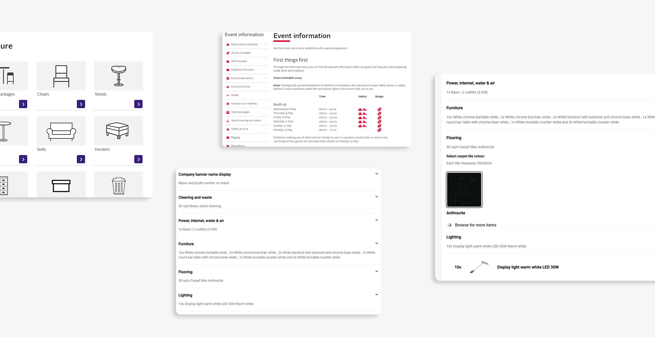 RAI webpage collage RAI webpage collage