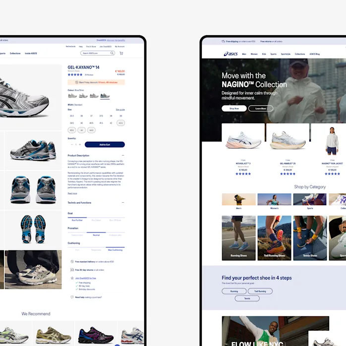 Asics image duo screens Asics image duo screens