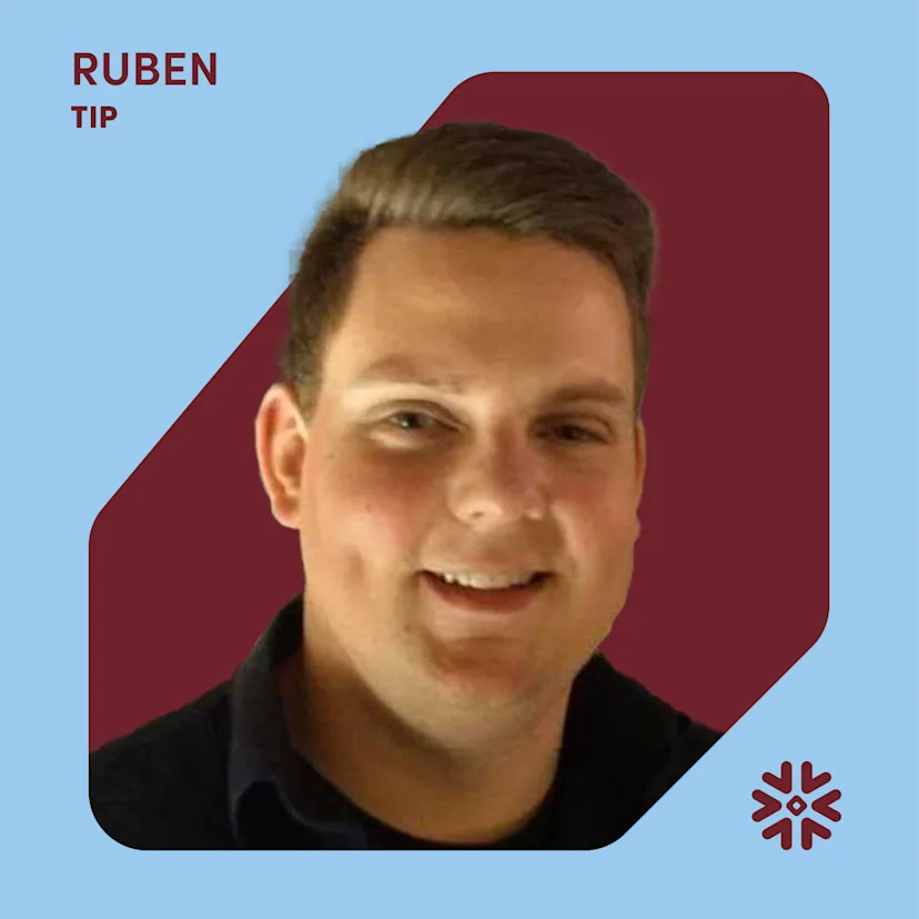 Ruben Tip Snowflake Ruben Tip Snowflake