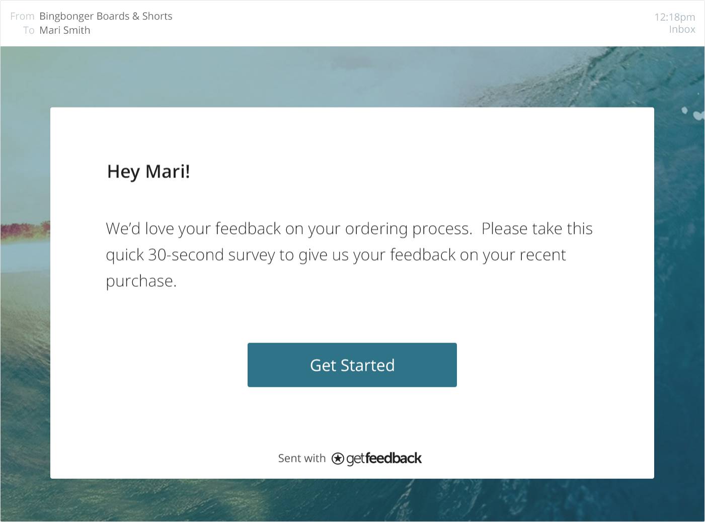 email surveys - image example
